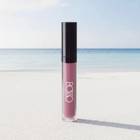 Bosso Makeup Beverly Hills Lady liquid lipstick, velvet matte pink shade