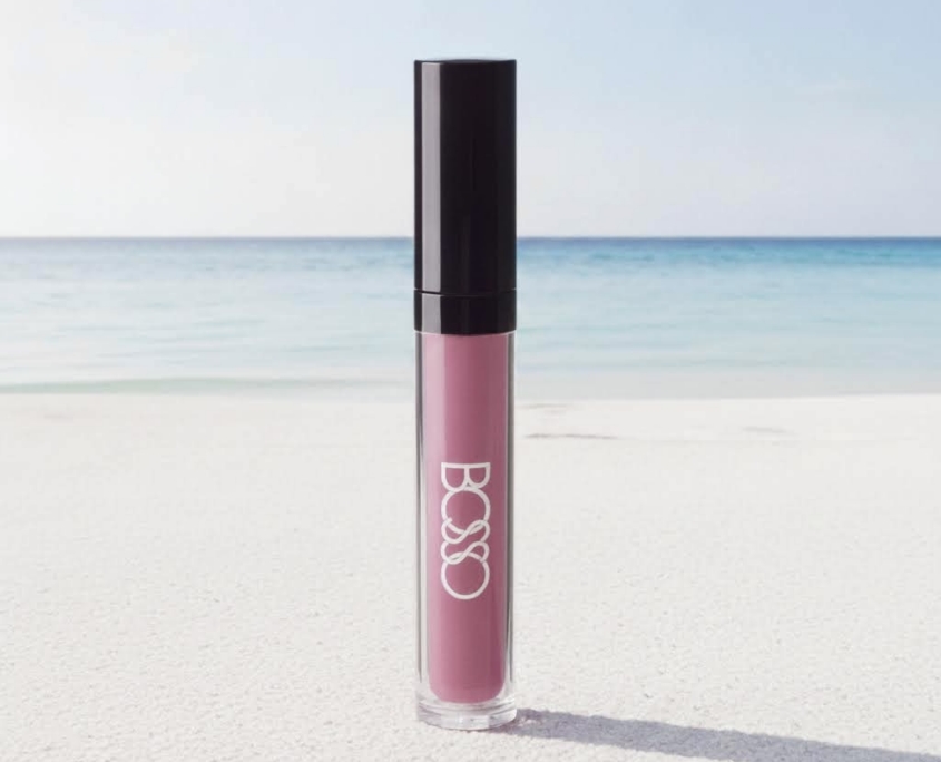 Bosso Makeup Beverly Hills Lady liquid lipstick, velvet matte pink shade