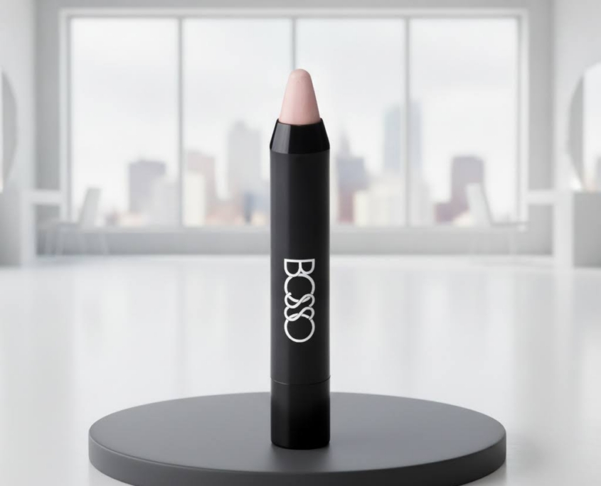 Bosso Makeup Beverly Hills eyebrow highlighter, pink matte shade