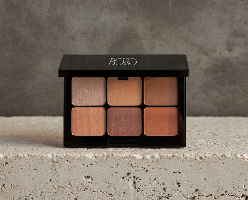 Bosso Makeup Beverly Hills vegan eyeshadow palette, Sunset shades