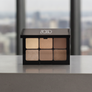 Bosso Makeup Beverly Hills vegan eyeshadow palette, Caramel shades