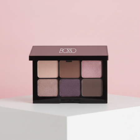 Bosso Makeup Beverly Hills vegan eyeshadow palette, Berry shades