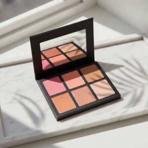 Bosso vegan blush palette, talc-free cream-to-powder cheek palette